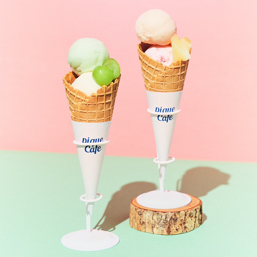 B1F【ジェラート ピケ カフェ】𝐏𝐞𝐚𝐜𝐡 & 𝐌𝐮𝐬𝐜𝐚𝐭 𝐃𝐞𝐥𝐢𝐠𝐡𝐭𝐬